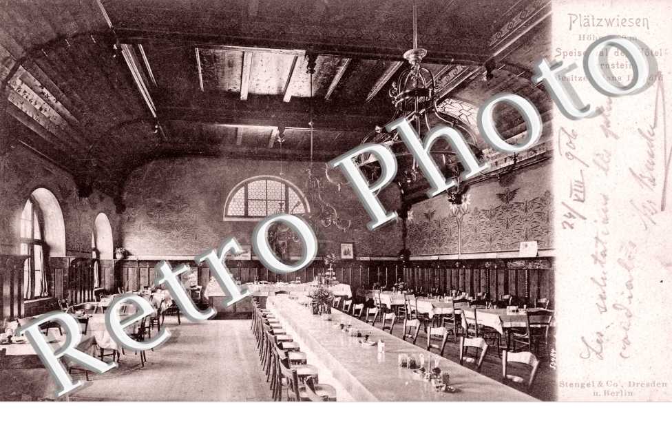 Speisesaal des Hotel Durrnstein Beistze Hans Leipold
