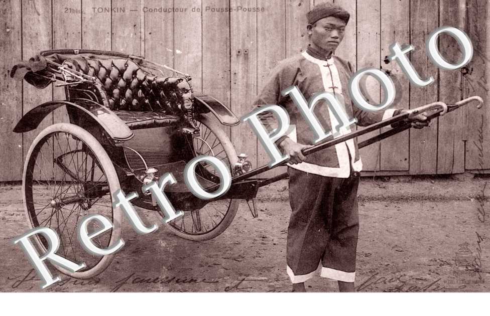 Tonkin, Conducteur de Pousse-Pousse