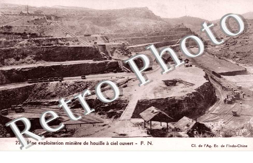une Exploitation miniere de Houille a ciel ouvert