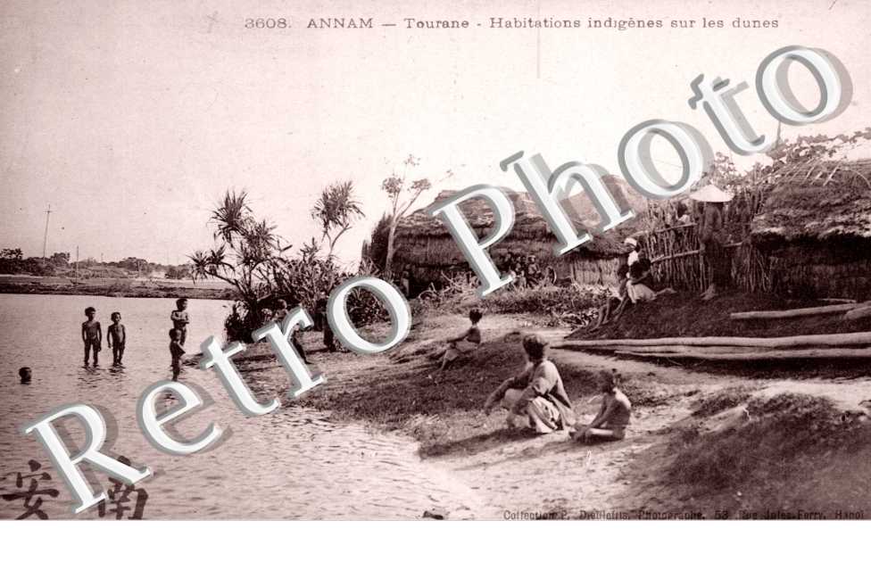 Tourane, Habitations Indigenes sur les Dunes