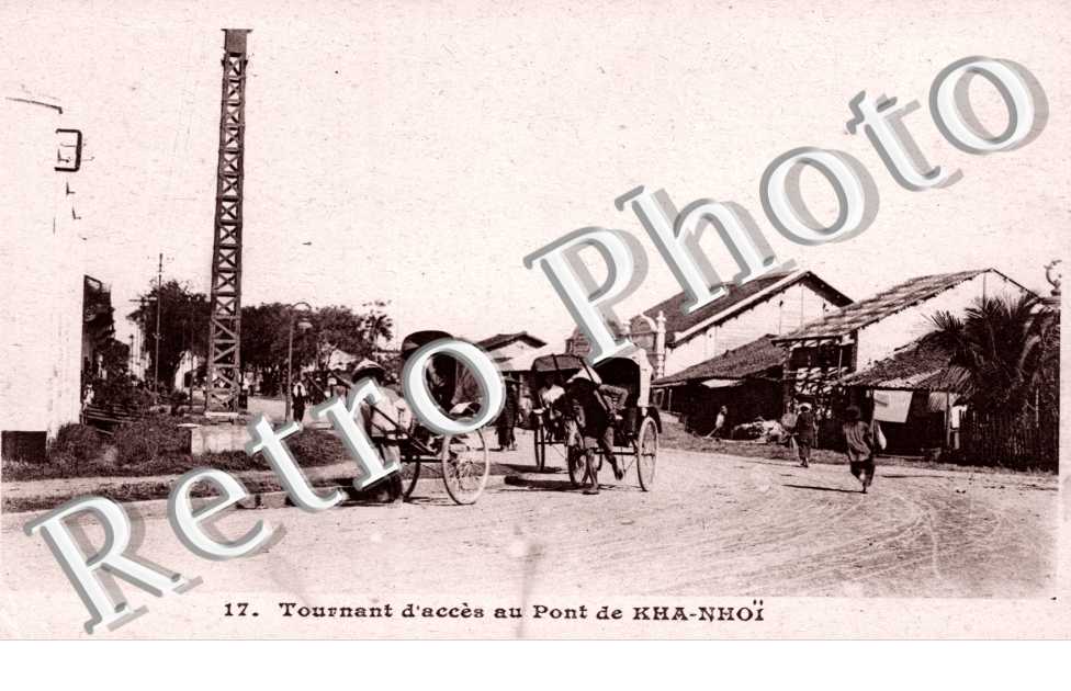 Tournant d'acces au Pont de Kha-Nhoi