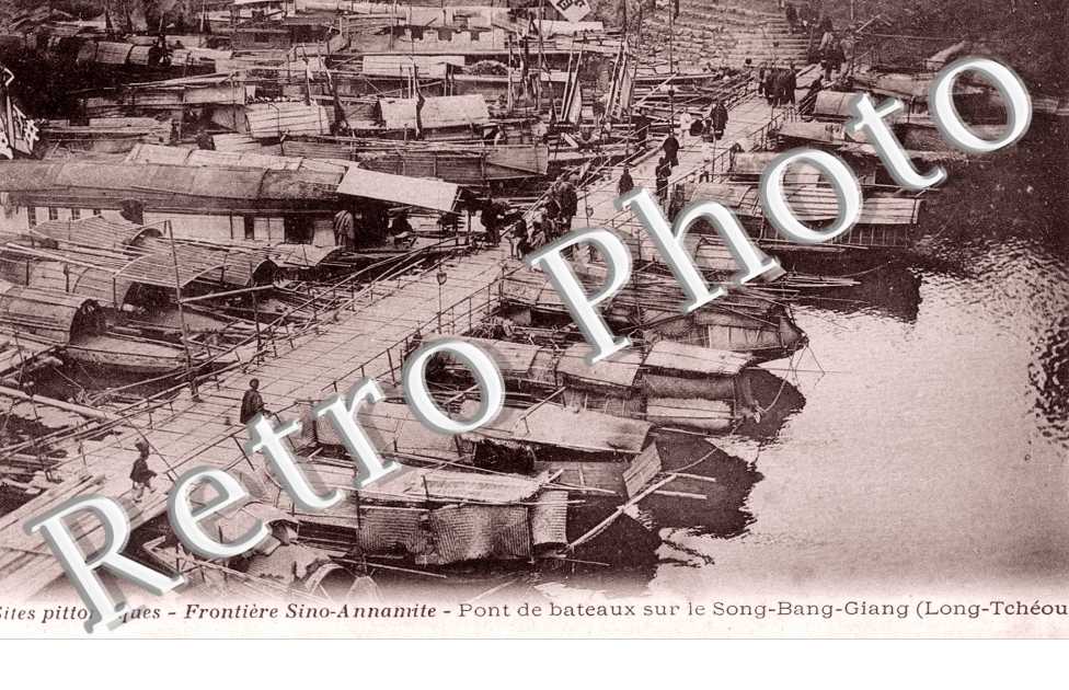 Frontiere Sino-Annamite, Pont de Bateaux sur le Song-Bang-Giang