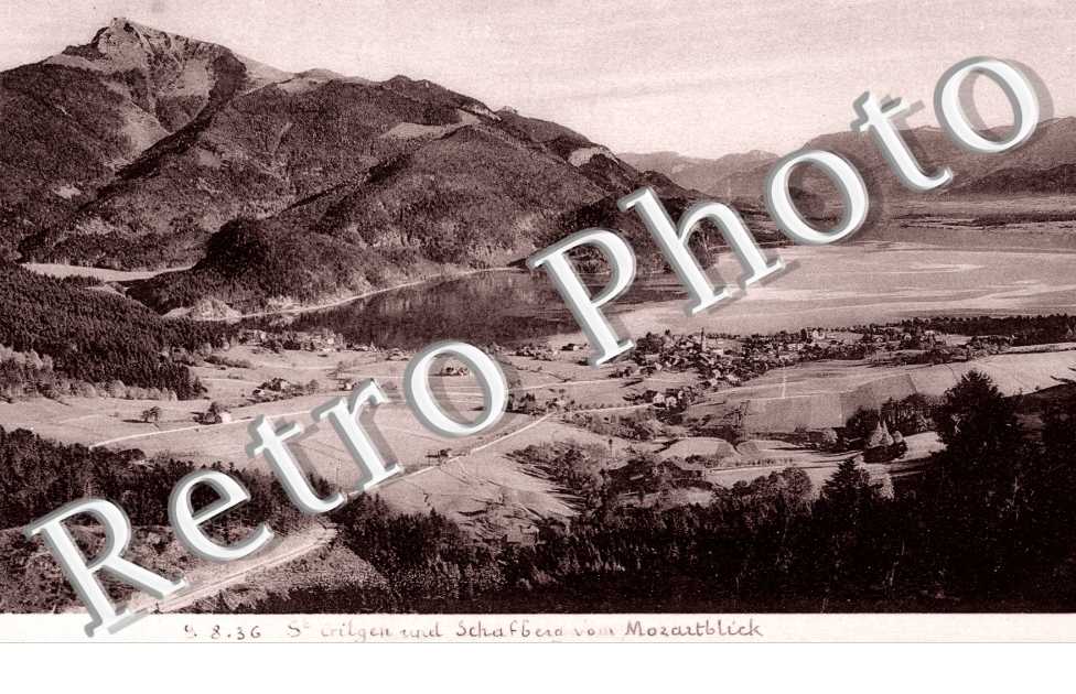 Schafberg vom Mozartblick