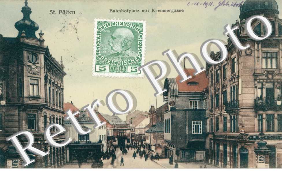 Bahnhofplatz mit Kremsergasse