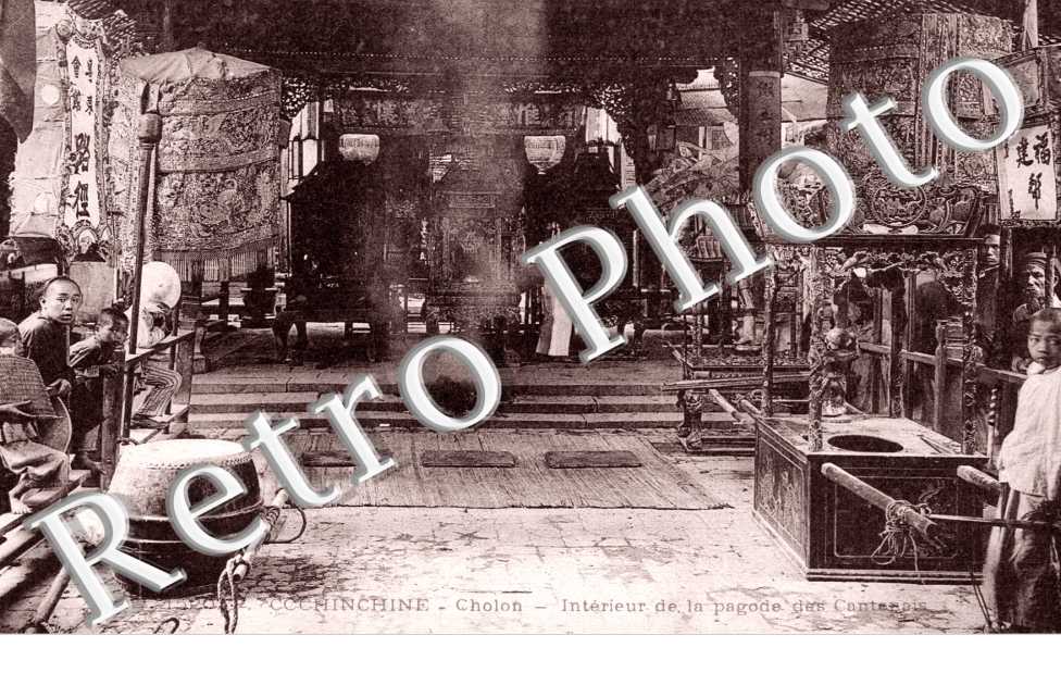 Cholon, Interieur de la Pagode des Cantonnais