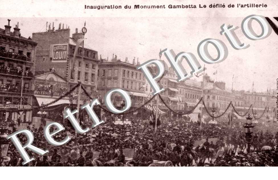Inauguration du Monument Gambetta, Defile de l'Artillerie