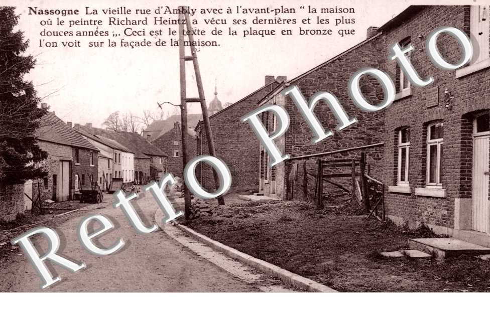 La Vieille Rue d'Ambly - Maison du Peintre <richard Heintz