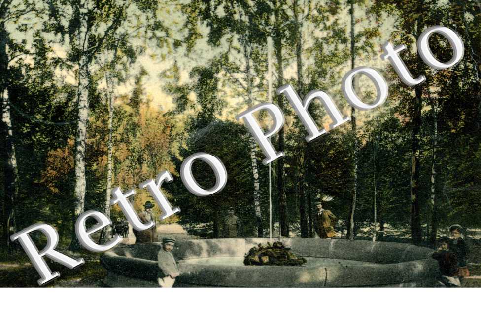 Jet d'eau dans le parc