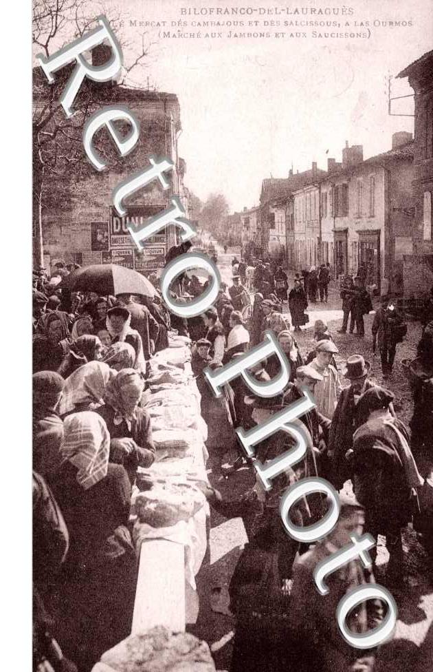 Bilofranco del Lauragues, Marche aux jambons et aux saucissons