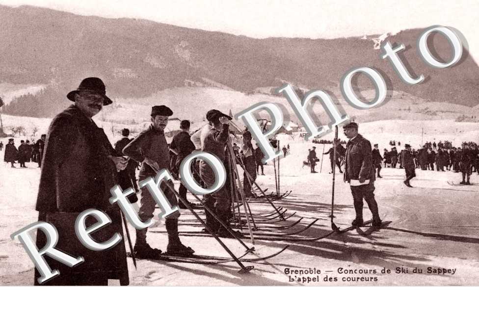 concours de Ski du Sappey - l'appel des coureurs