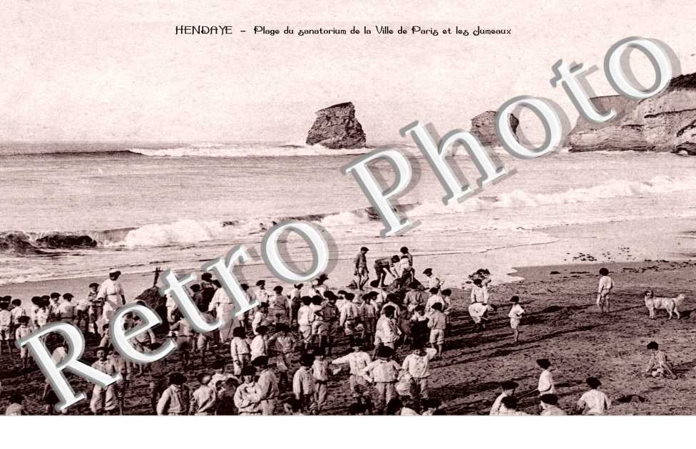 plage du sanatorium de la Ville de Paris et les Jumeaux