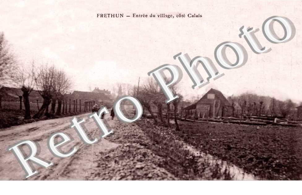 entree du village, cote Calais