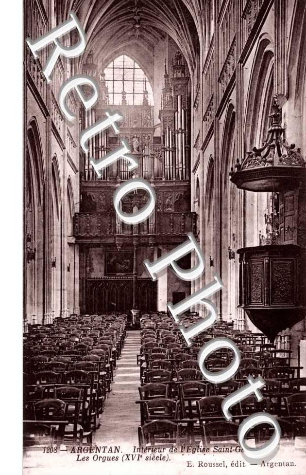 Interieur de l'Eglise Saint-Germain Les Orgues