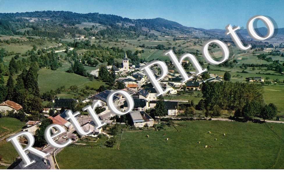 CORCELLES  vue generale  - Au fond a droite Colonie de Vacances N.D des Sommets