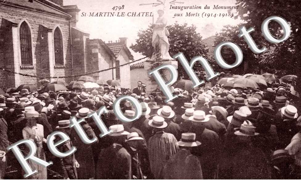inauguration du monument aux morts