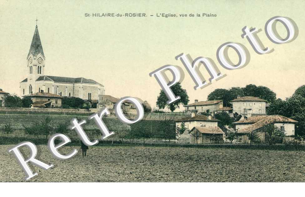 l'eglise vue de la plaine