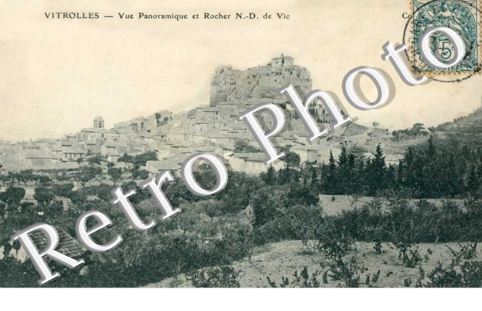 Vue panoramique et Rocher ND de Vic