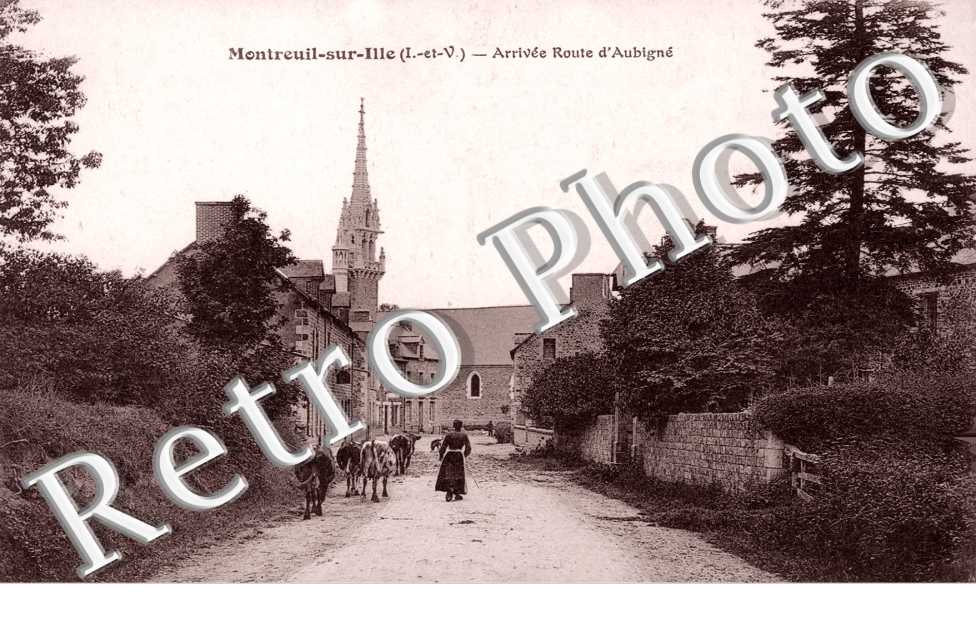 arrivee Route d'Aubigne