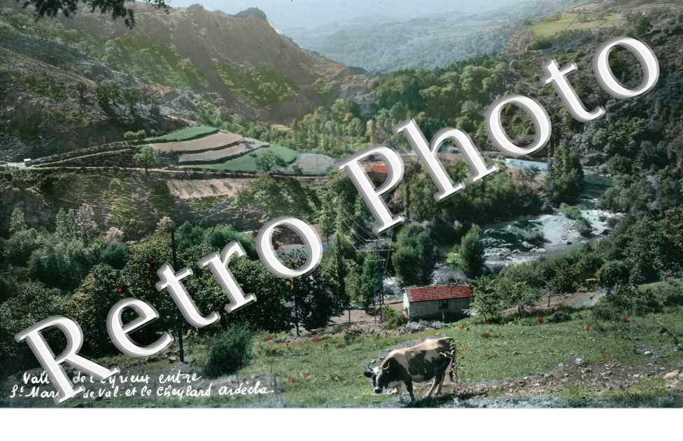 LA vallee de l'Eyrieux  -  annees 60
