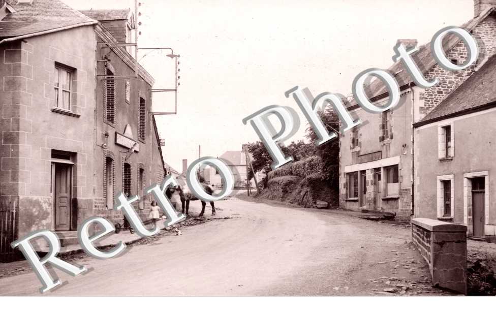 le haut du bourg  -  annees 50