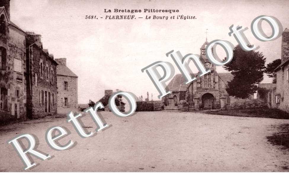 le bourg et l'eglise