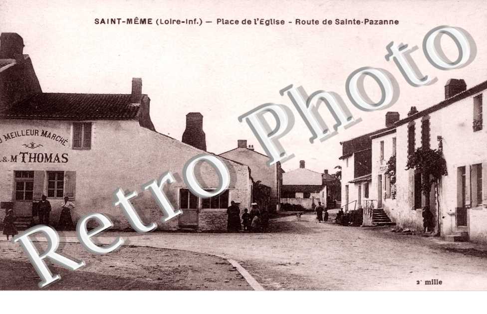 place de l'eglise Route de Sainte Pazanne
