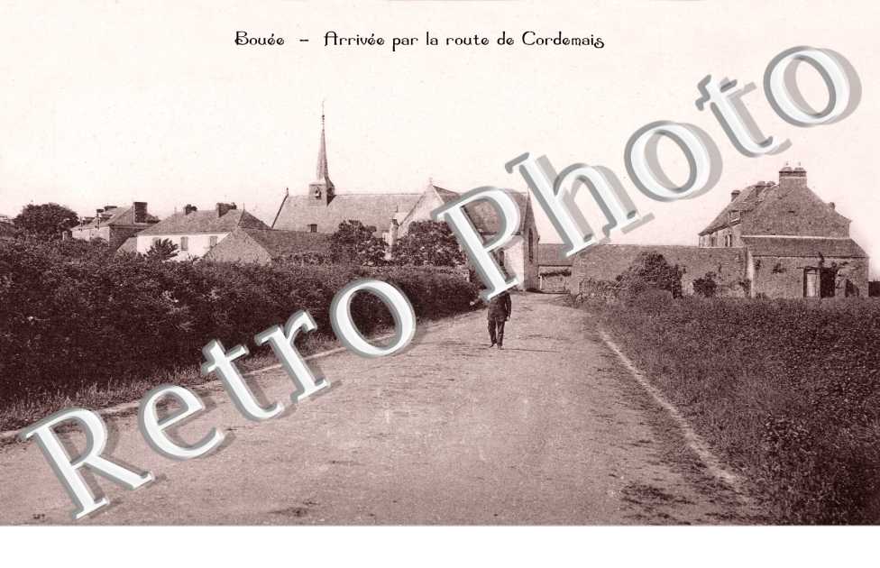 arrivee par la route de Cordemais