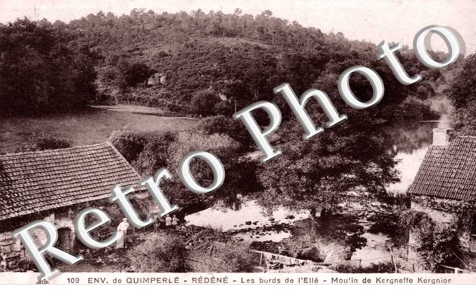 Les bords de l'Elle  -  Moulin de Kergneffe Kergnior