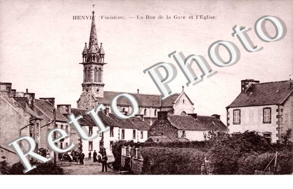 La Rue de la Gare et l'Eglise