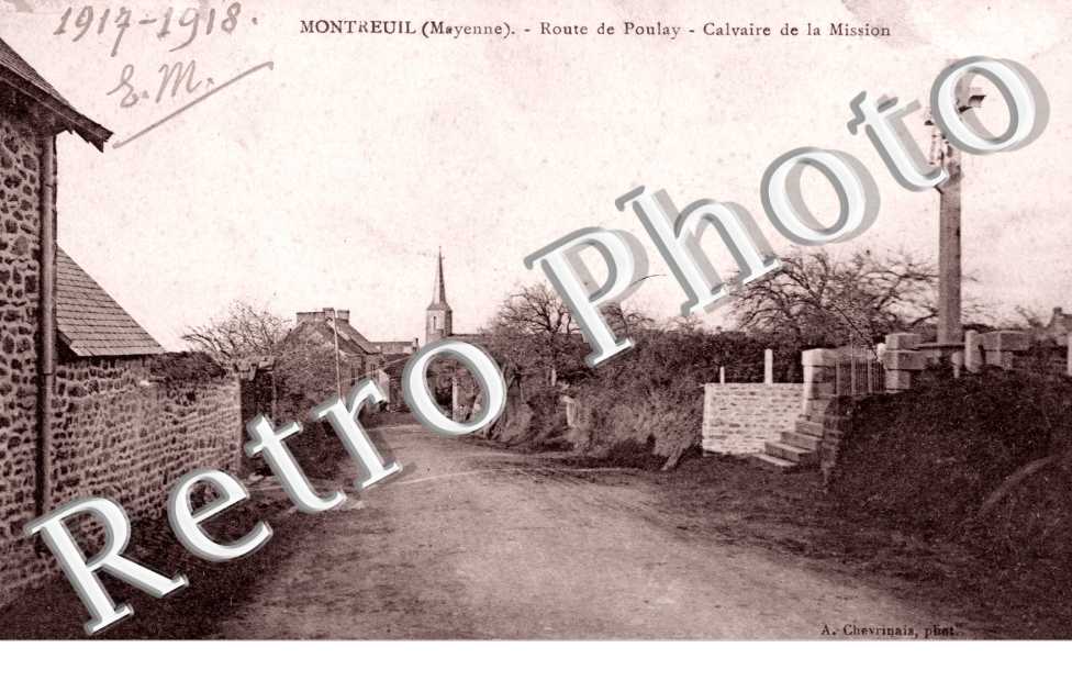 Route de Poulay Calvaire de la Mission