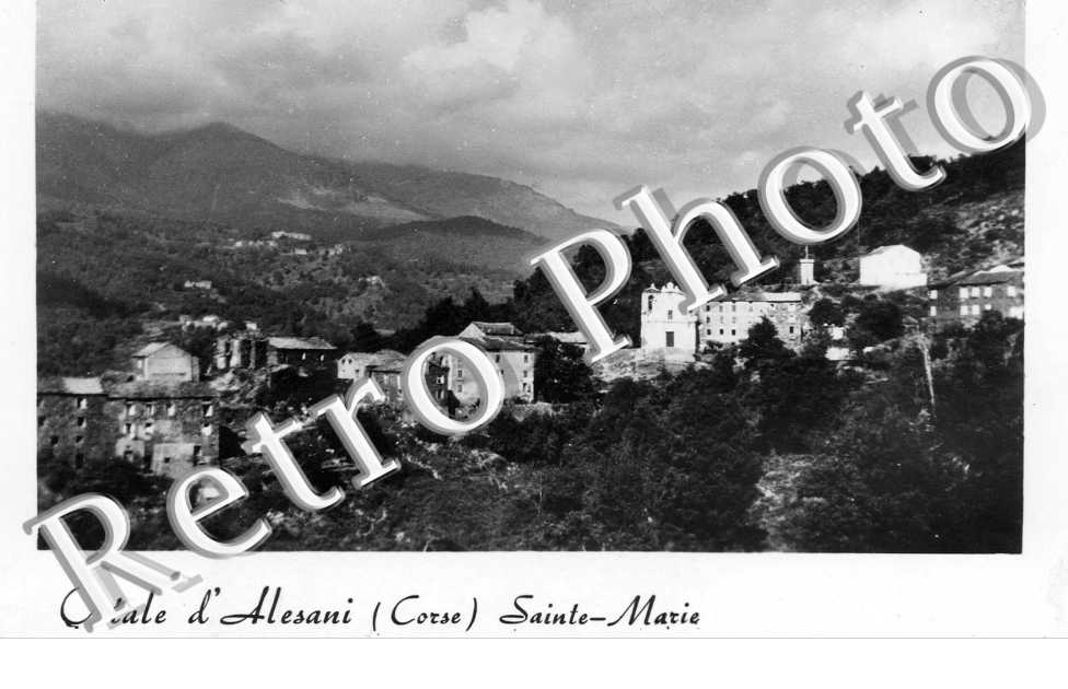 Ortale d'Alesani  Sainte Marie -  vue generale
