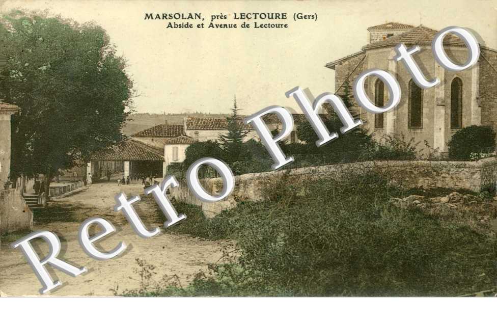 Abside et avenue de Lectoure