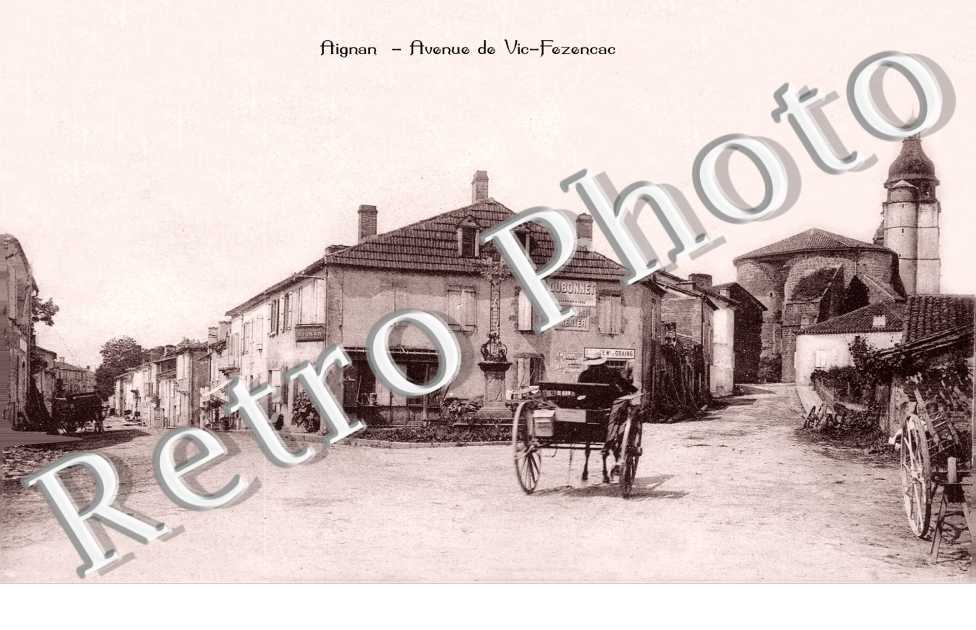 entree de la ville Avenue de Vic Fezensac