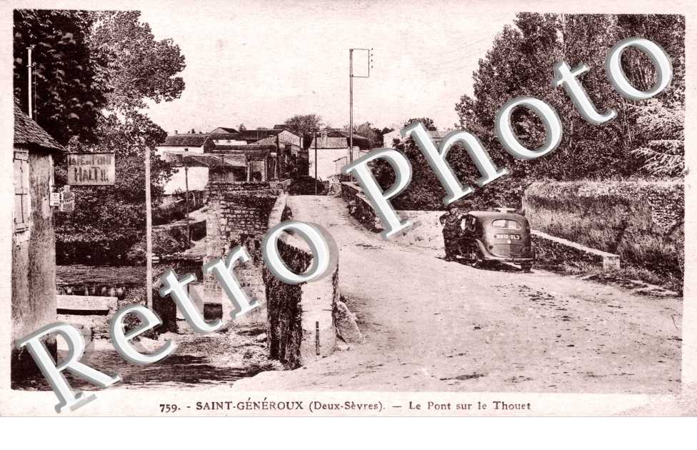 le pont sur le Thouet