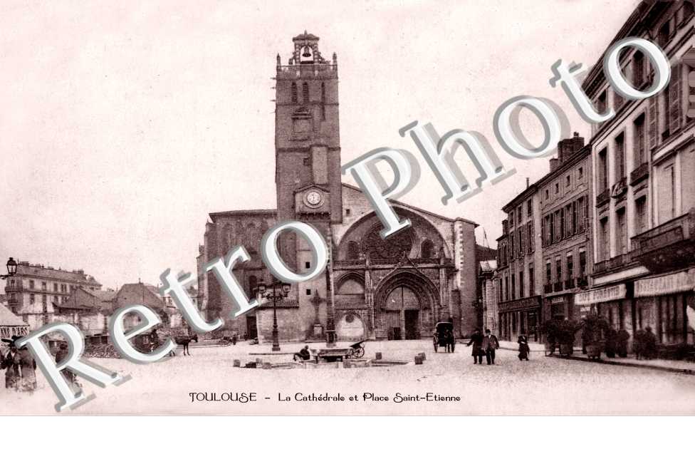 la Cathedrale et place Saint-Etienne