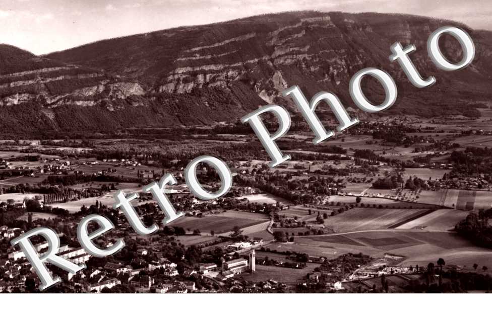 vue d'avion  -  fin des annees 50