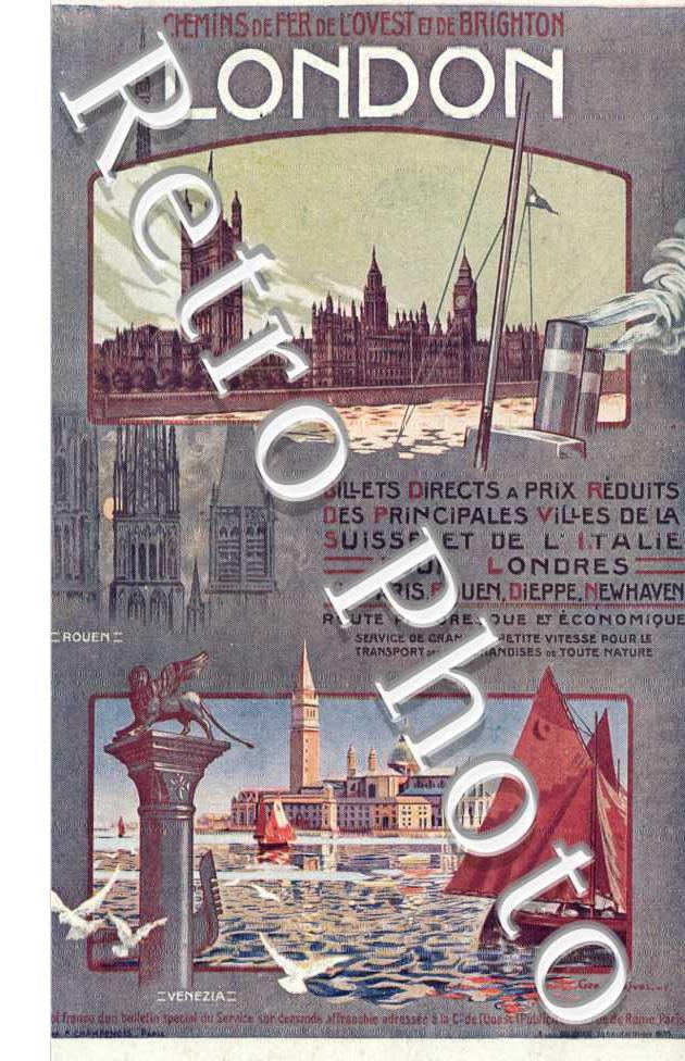 Chemins de Fer de l'Ouest - London - couleur