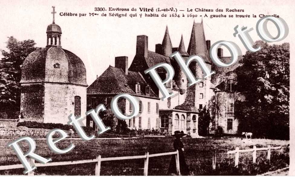 Chateau des Rochers - celebre par Mme. de Sevigne qui y habita de 1634 a 1690