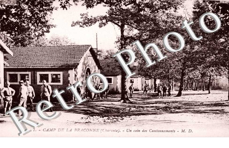 Camp de la Braconne - un coin des cantonnements