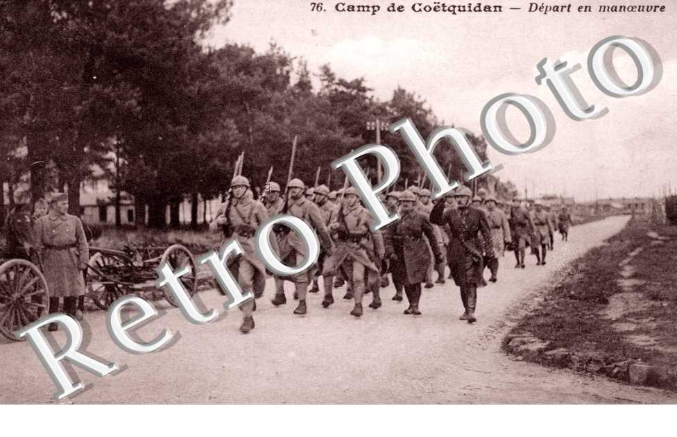 Camp de Coetquidan - Depart en manoeuvre