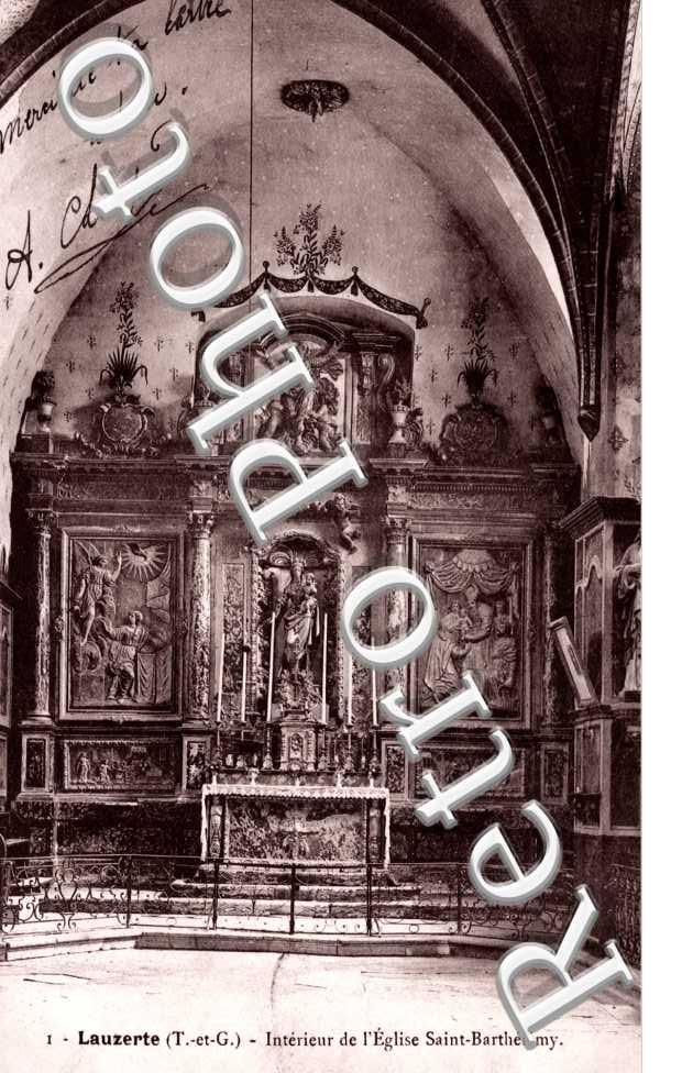 Interieur de l'Eglise Saint Barthelemy