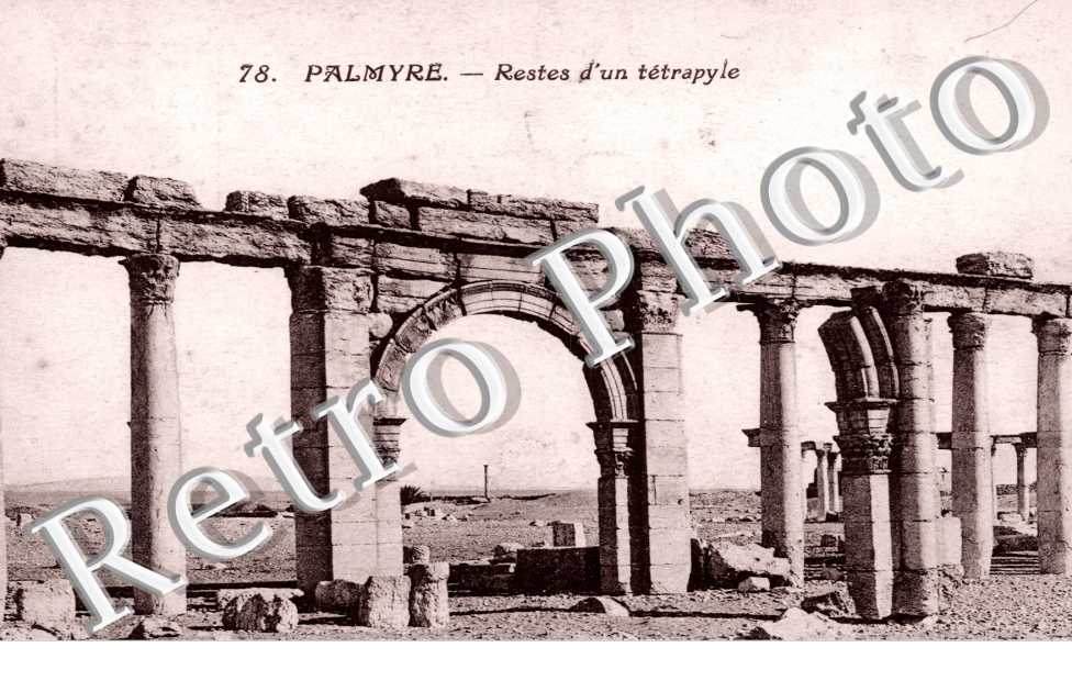restes d'un tetrapyle