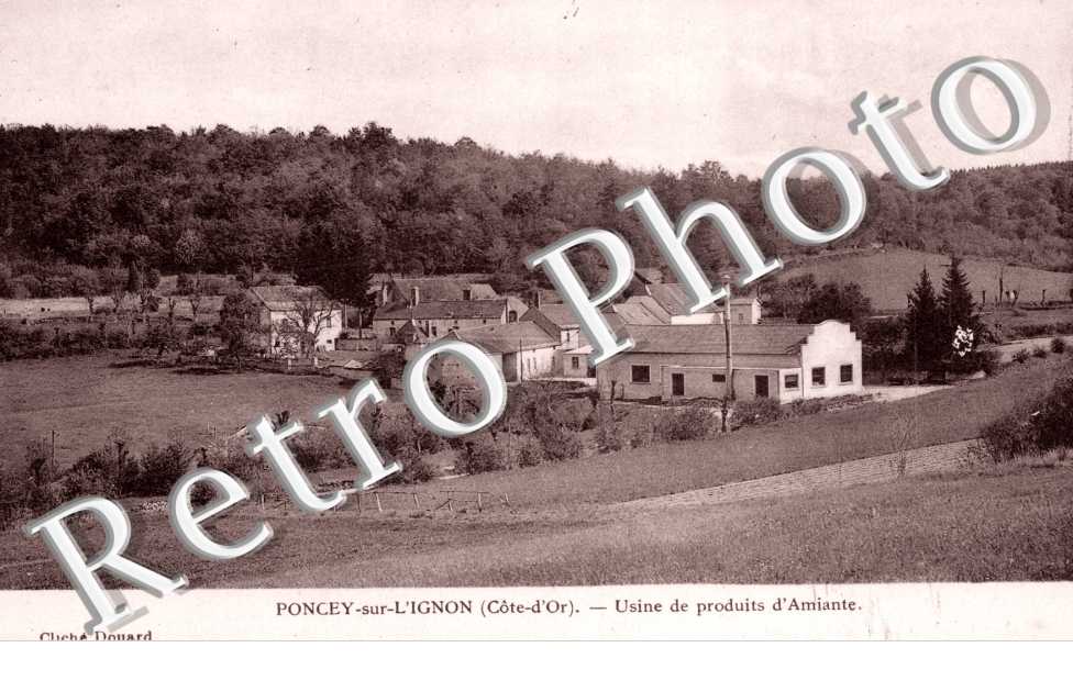 Usine de produits d'amiante