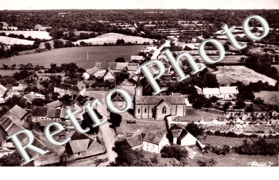 vue generale  aerienne  -  annees 50/60