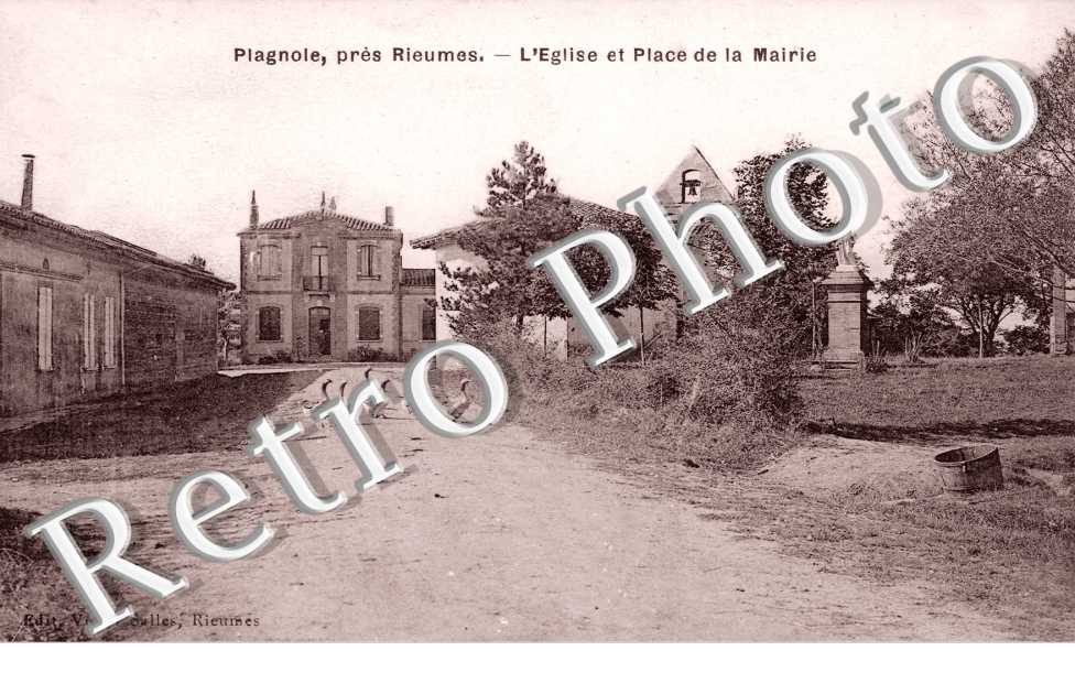 l'eglise et place de la mairie