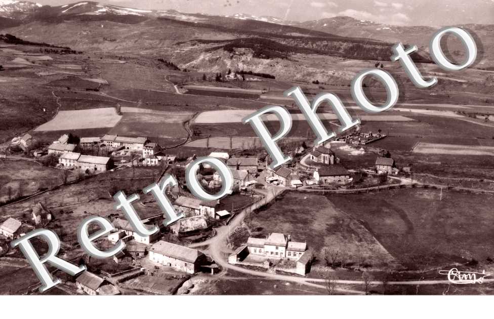 vue generale  aerienne  -  annees 50