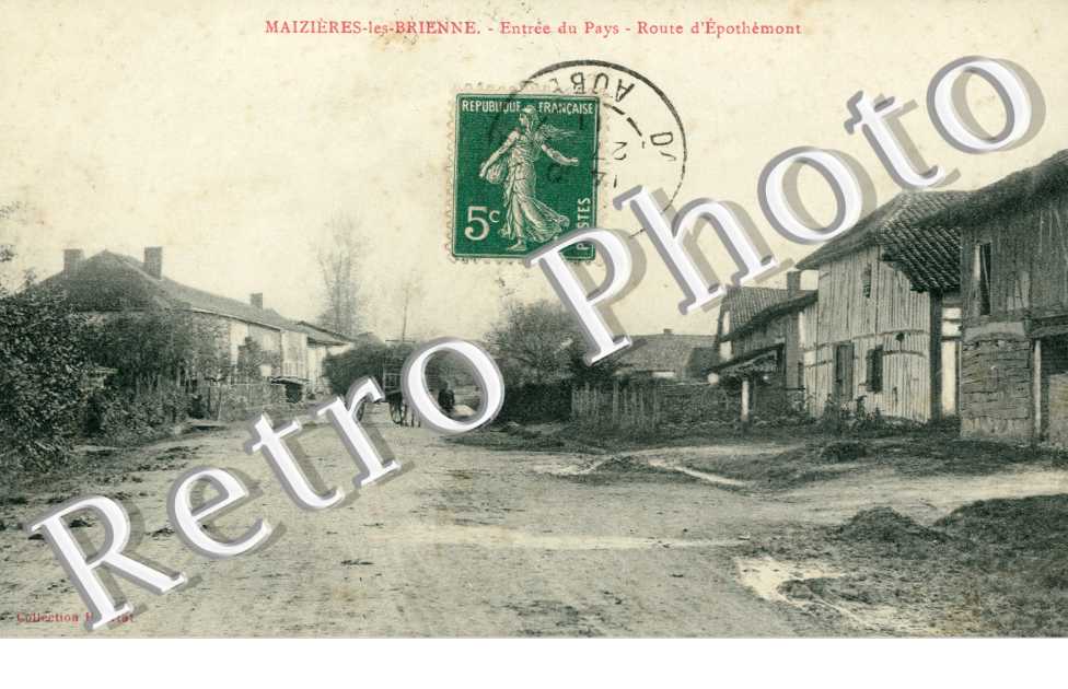 entree du pays Route d'Epothemont