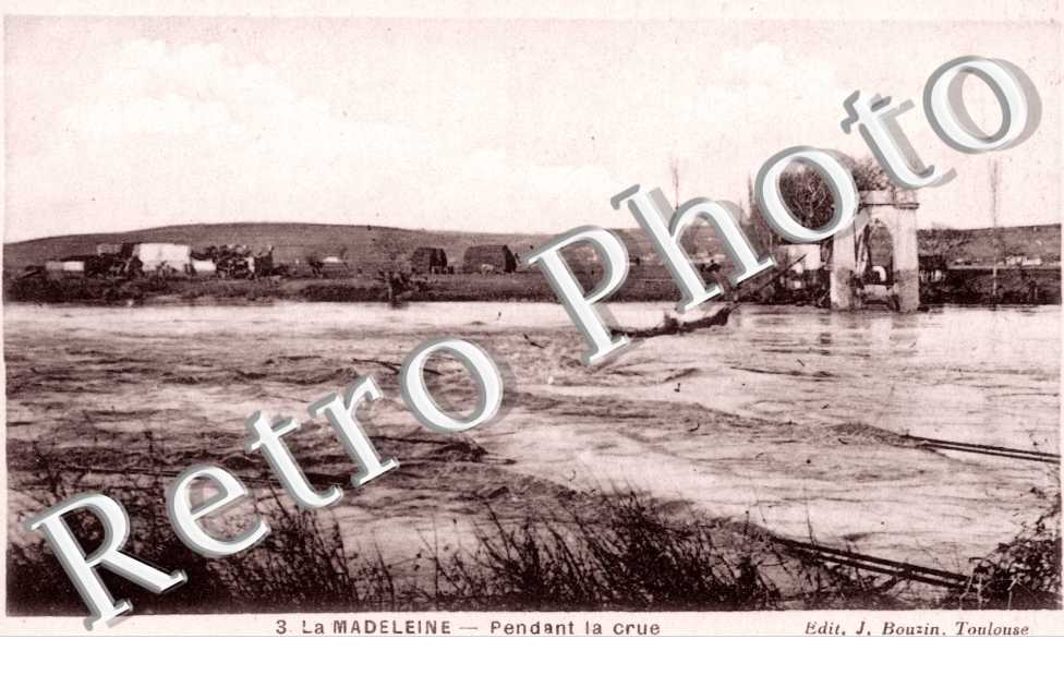 La Madeleine pendant la crue