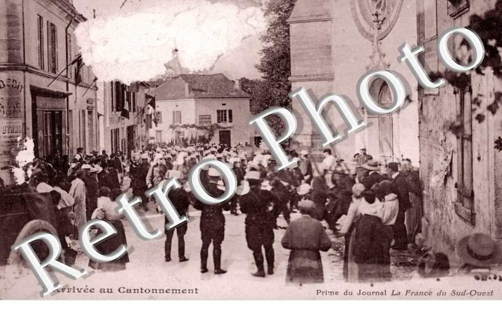 l'Arrivee au Cantonnement