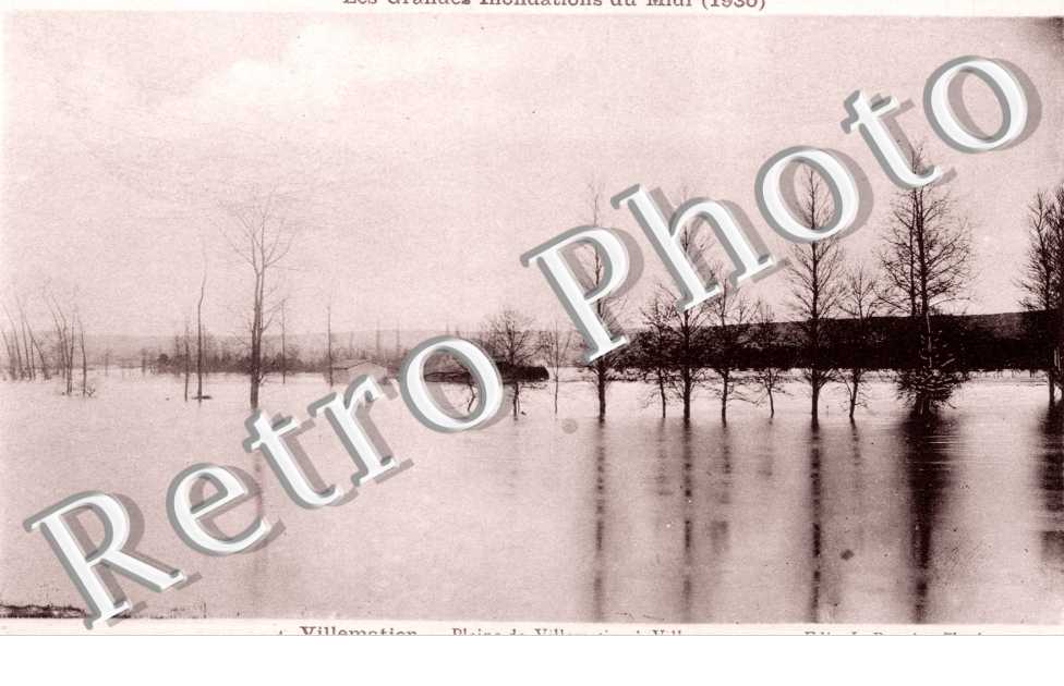 Plaine de Villematier a Villemur - Grandes Inondations du Midi 1930